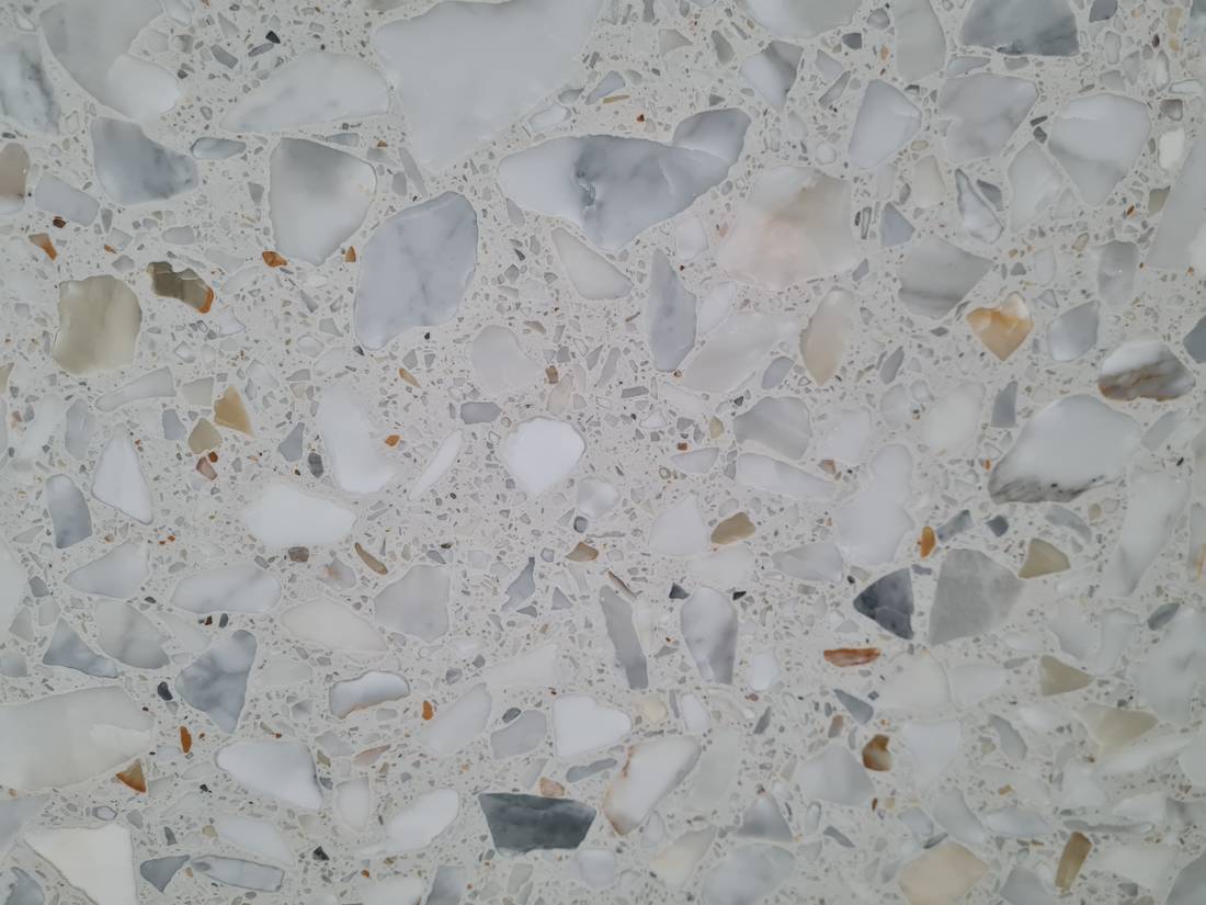 Natuursteen tegel Composite de marbre Arabescato Bianco poli / adouci / skintouch